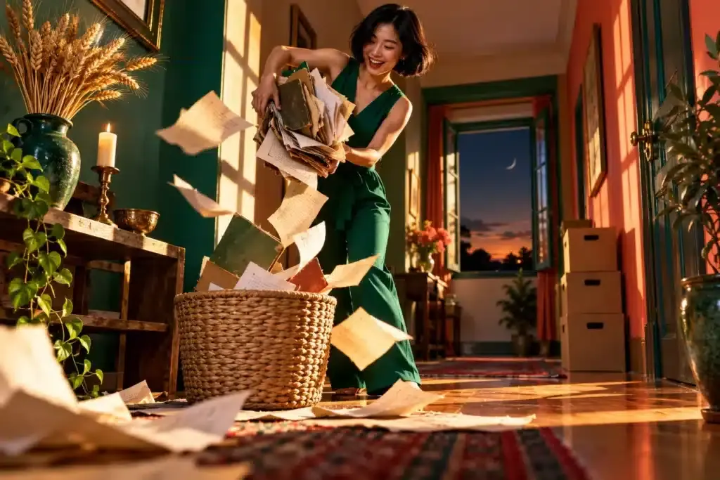 Luna Nouă în Fecioară: momentul perfect pentru o sesiune de declutter