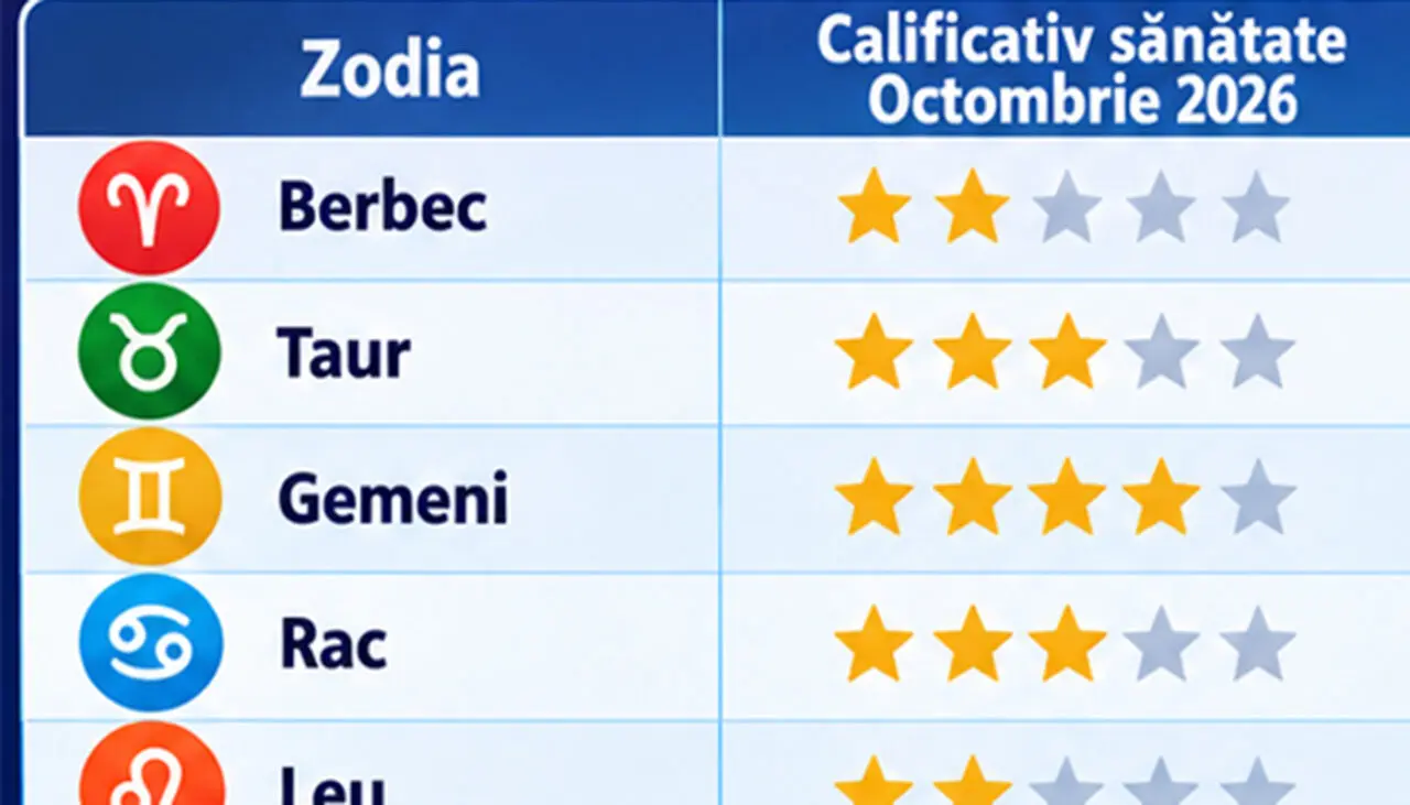 Horoscop sănătate octombrie 2026: ce afecțiuni te pândesc în funcție de zodie